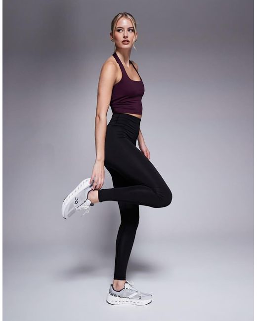 4505 Black Tall Icon Active Bum Sculpt High Waist Gym legging With Inner Pocket