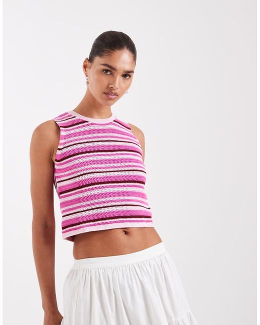 JJXX Red Knitted Top