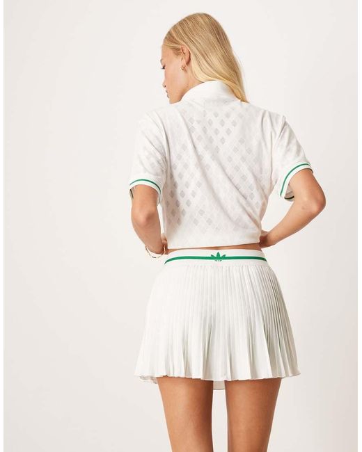 Adidas Originals Natural Grand Slam Tennis Skirt