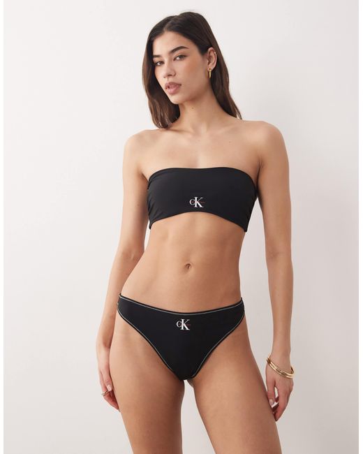 Bas Calvin Klein en coloris Black
