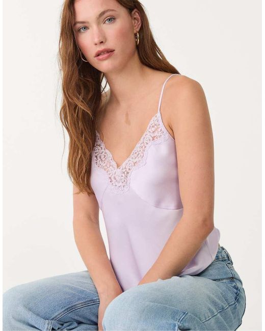 Stradivarius Blue Lace Top