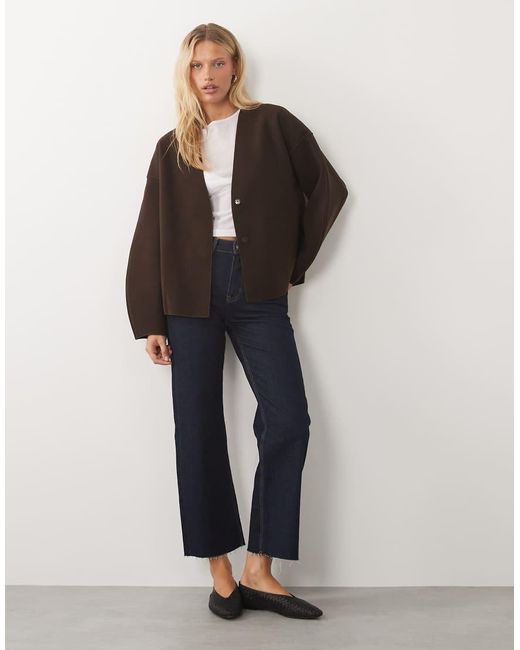 Vila Black Clean Cropped Lightweight Jacket