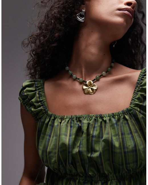 Mango Green – perlen-halskette