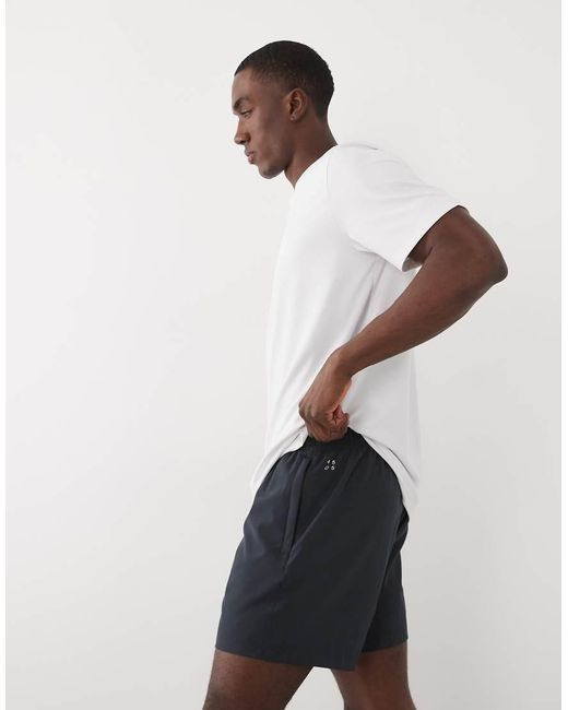 4505 Gray Icon 5 Inch Quick Dry Training Shorts With Zip Pockets 2 Pack for men