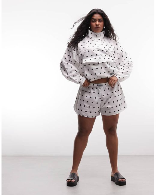 ASOS Multicolor Weekend Collective Curve Co-ord Runner Short With Woven Label