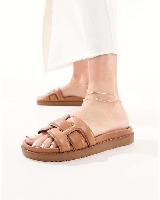 ALDO White Wylalaendar Padded Footbed Sandals
