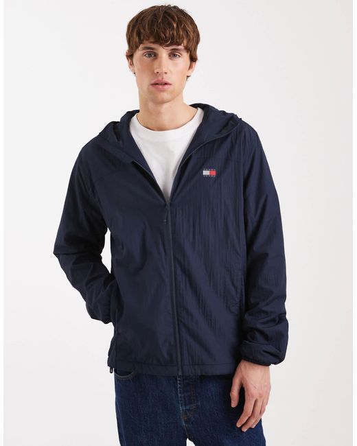 Tommy Hilfiger – chicago – kapuzenjacke aus fleece in Blue für Herren