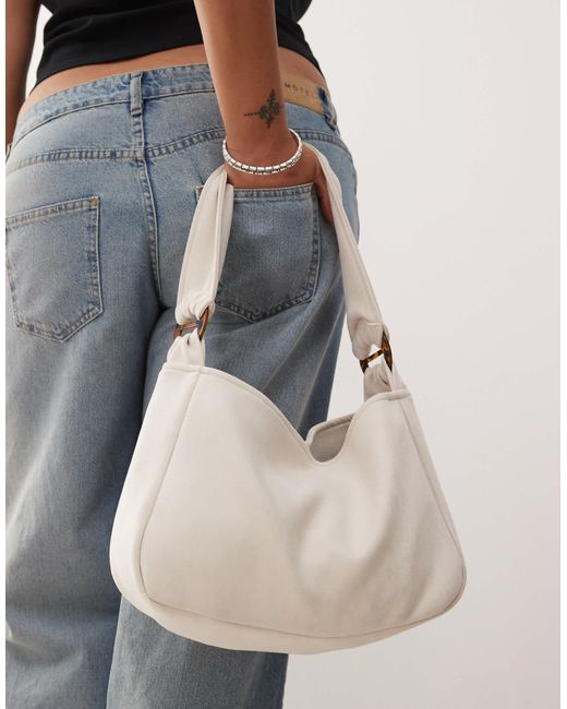 Motel Natural Tetira Slouchy Shoulder Bag
