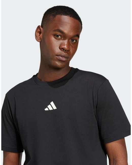 Adidas Originals – city escape – t-shirt in Black für Herren