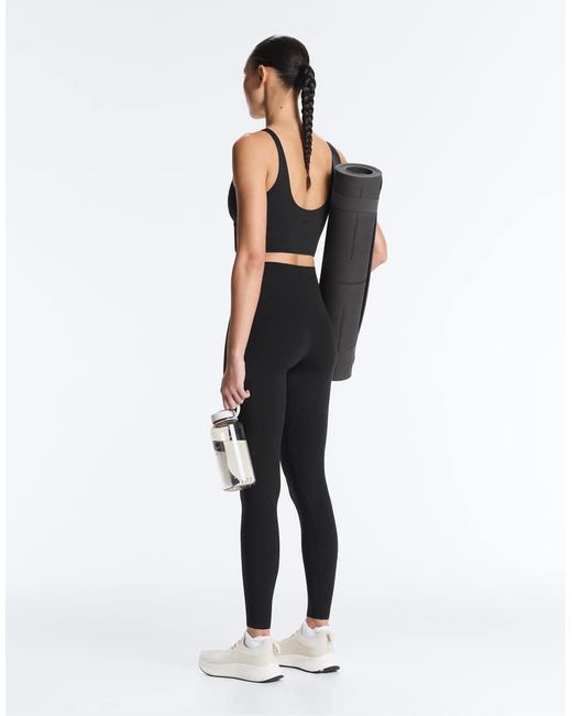 Oysho Blue Light Touch Crossover Tank Top