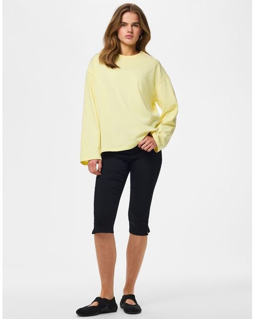 Pieces Yellow Long Sleeved Top