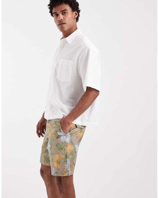 Xx Shorts Coordinati Relaxed Autentici Con Stampa Floreale di Levi's in White da Uomo