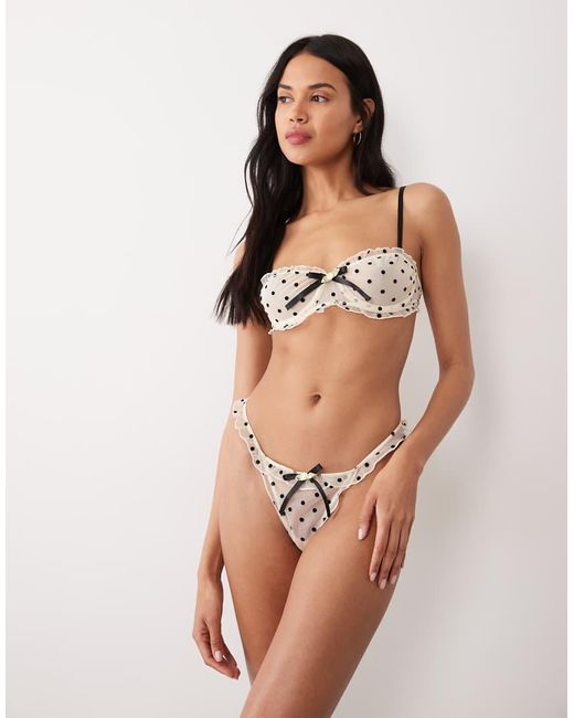 Wild Lovers Black Romy Mesh Bra