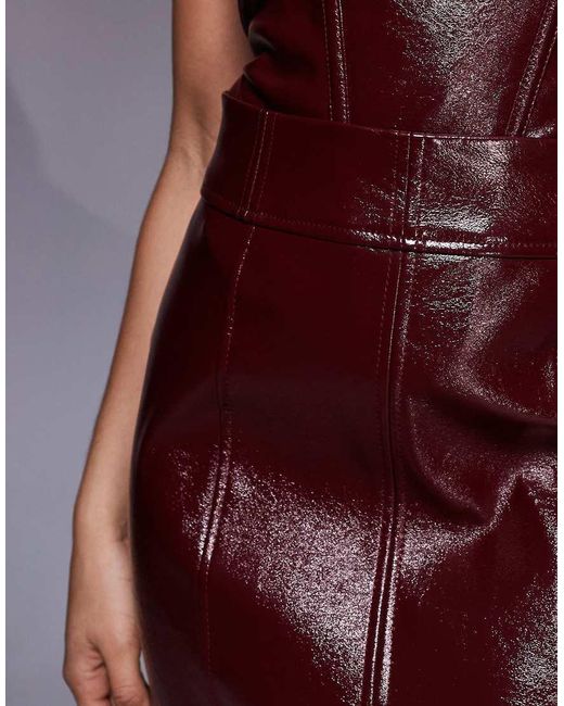 ASOS Purple Asos X The Sourced Collection Maxi Skirt