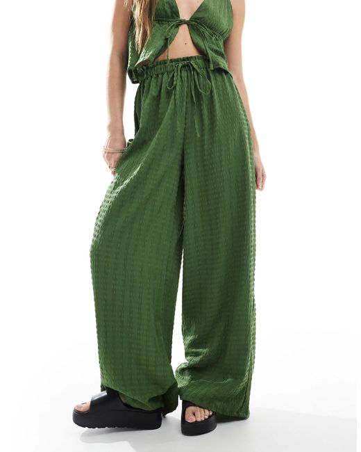 esmé studios Green Exklusiv – strukturierte strandhose
