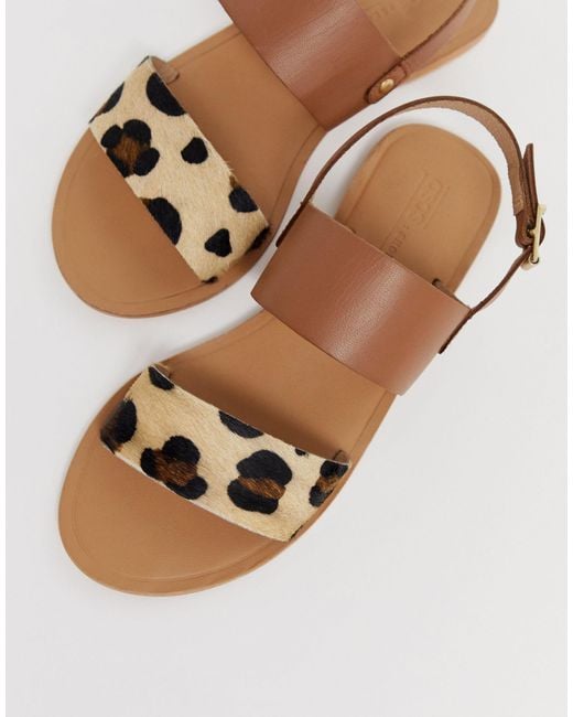 asos tan sandals