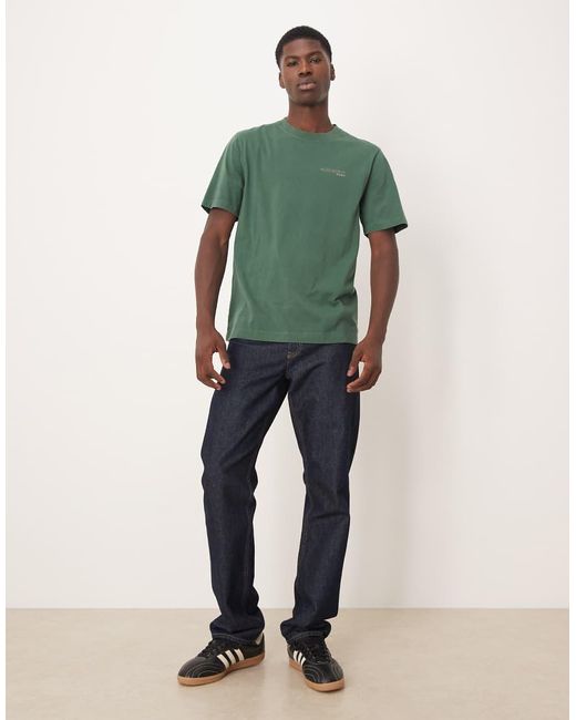 Camiseta De Manga Corta Con Estampado Gráfico En La Espalda De Abercrombie & Fitch de hombre de color Green