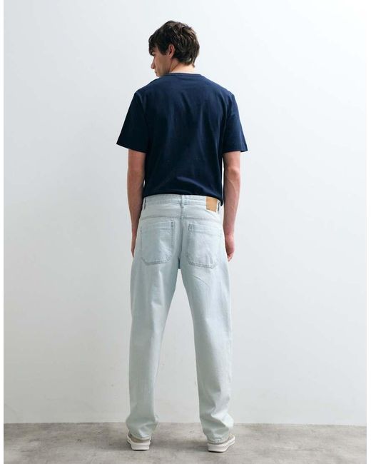 ASOS COLLECTIVE Blue Ac-b253 Classic Straight Fit Denim Jean for men
