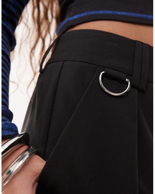 Collusion Black Tailored Wide Leg Trouser