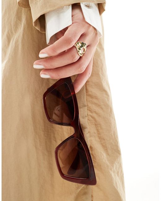& Other Stories Natural Cat Eye Sunglasses