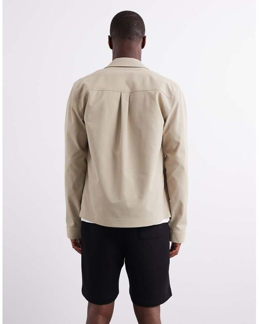 Pantaloncini Basic Slim Di Media Lunghezza Neri di ASOS in White da Uomo