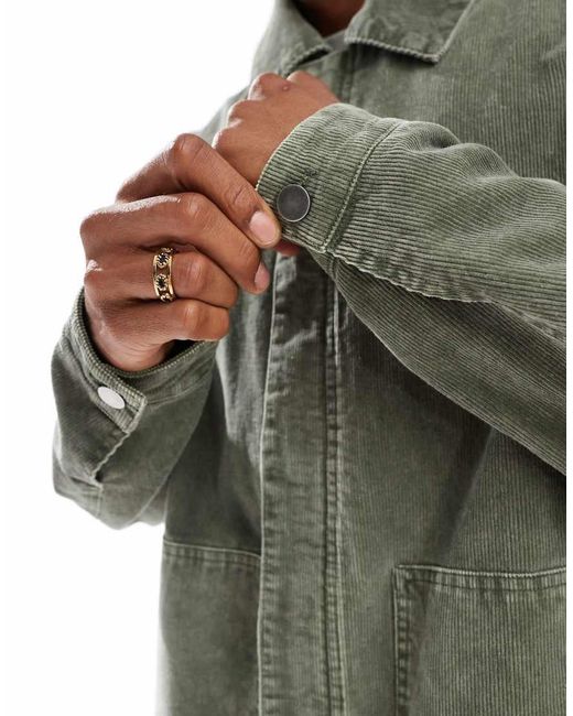 ASOS Green Harrington Jacket for men