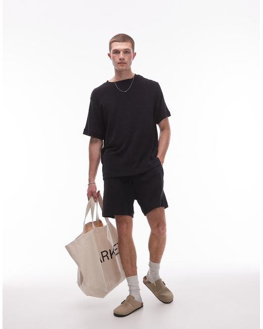 Short d'ensemble en tissu éponge doux à enfiler ARKET pour homme en coloris Blue