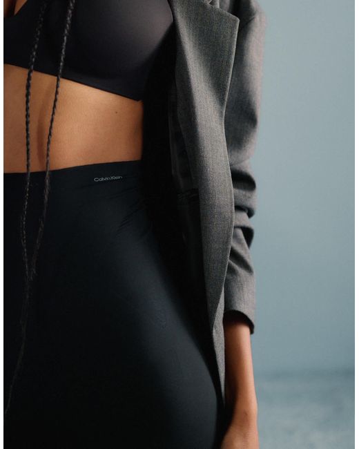 Calvin Klein Blue Shapewear – figurformende shorts mit stützender bauch-weg-funktion aus festem, nicht verrutschendem stretchmaterial