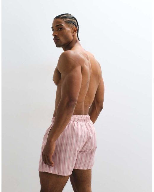ASOS Pink Swim Shorts for men