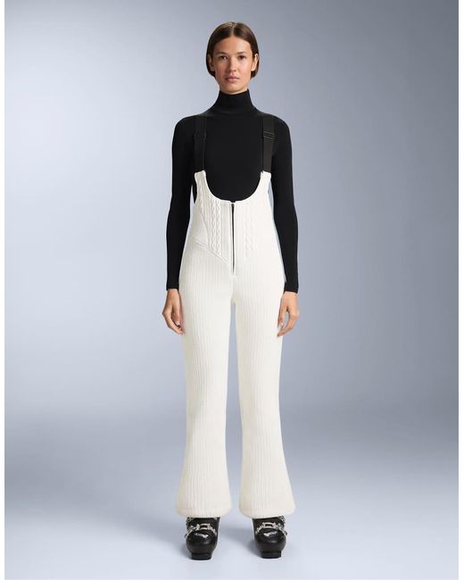 Oysho Blue Waterproof Ski Flare Dungarees