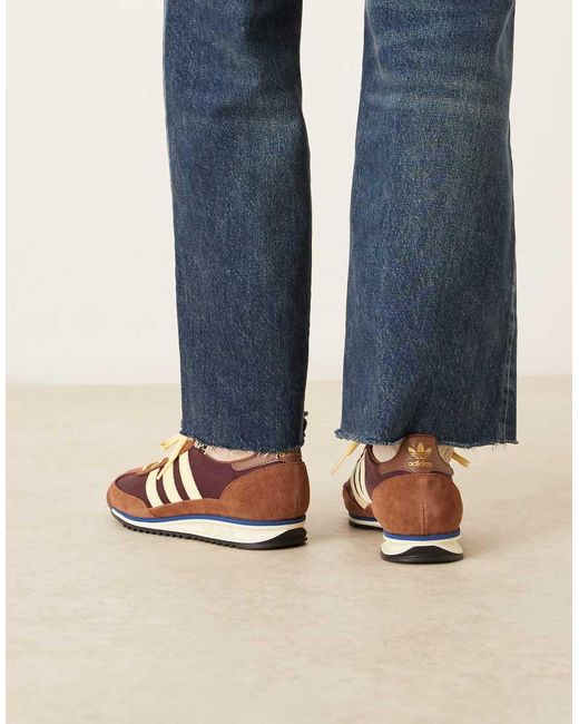 Adidas Originals White Sl 72 Og Trainers