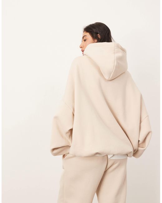 ARRANGE Natural – schwerer, hochwertiger oversize-kapuzenpullover