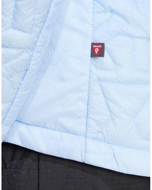 Adidas Originals White Terrex Xperior Primaloft Loose Fill Insulated Hooded Jacket