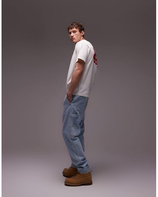 CAT WWR Cat – wwr – carpenter-jeans in Blue für Herren