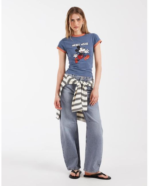ASOS Blue X Disney T-shirt With Mickey Print