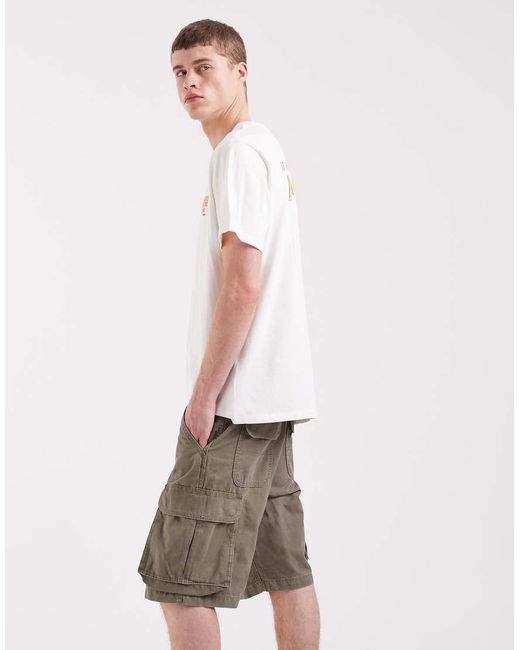 Wrangler Natural Cargo Shorts for men