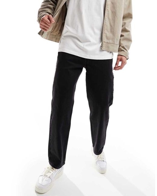 Vaqueros Negros De Corte Recto Holgado 565 '97 De Levi's de hombre de color White