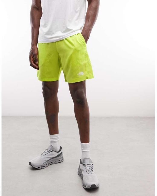 The North Face White 24/7 Logo 7" Shorts for men
