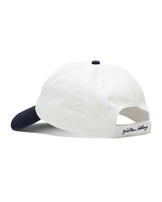 Good For Nothing Blue Monogram Washed Cotton Cap for men