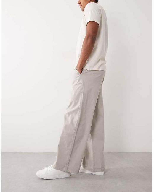 ASOS Black 2 Pack Loose Chinos for men