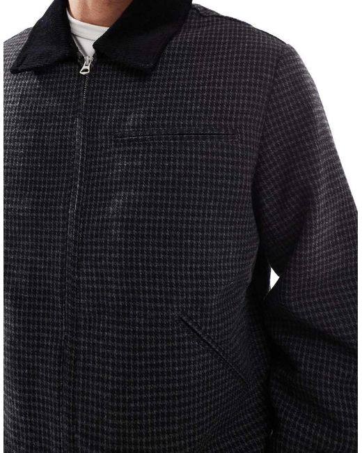 Jack & Jones Geruit Utility Jack Van Wolmix in het Blue voor heren
