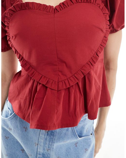 The Frolic Red – exklusives oberteil