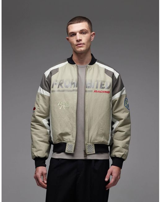 Veste Prohibited pour homme en coloris Gray