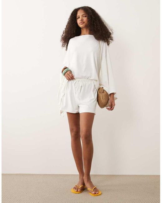 ASOS Natural Cape Style Top