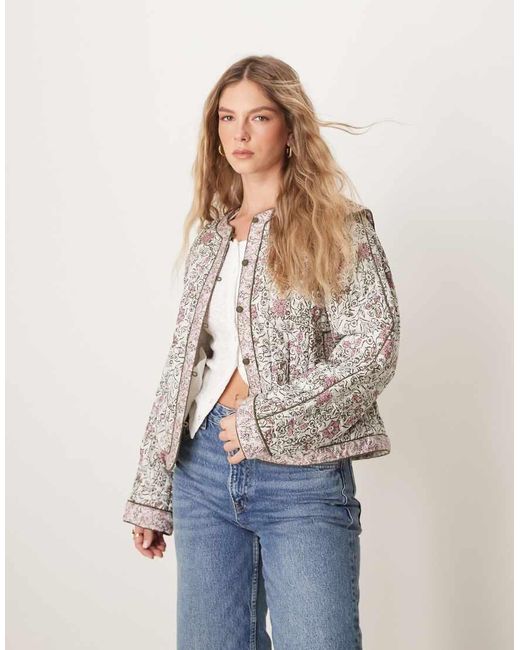 Y.A.S Blue Soft Quilted Jacket