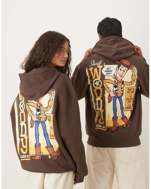ASOS Brown – disney pixar – oversize-kapuzenjacke