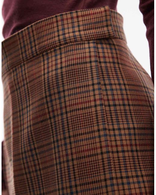 ARKET Red Wool Mini Skirt