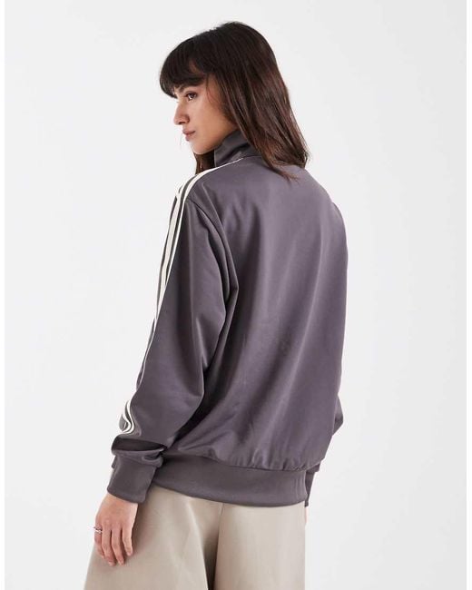 Adidas Originals Gray Firebird Loose Track Top