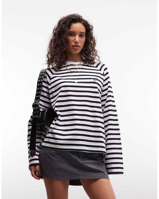 Collusion Multicolor Oversized Boxy Raglan Tee