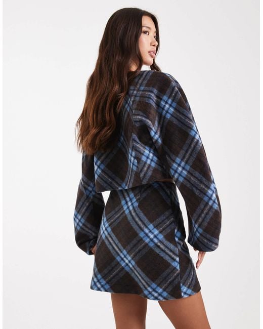 ASOS Blue Tailored Skirt